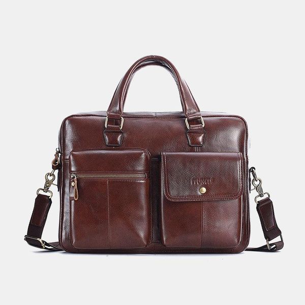 briefcases men's genuine leather briefcase head layer cowhide shoulder crossbody bag business lapstorage handbag travel luggage bag
briefcases men's genuine leather briefcase head layer cowhide shoulder crossbody bag business lapstorage handbag travel luggage bag