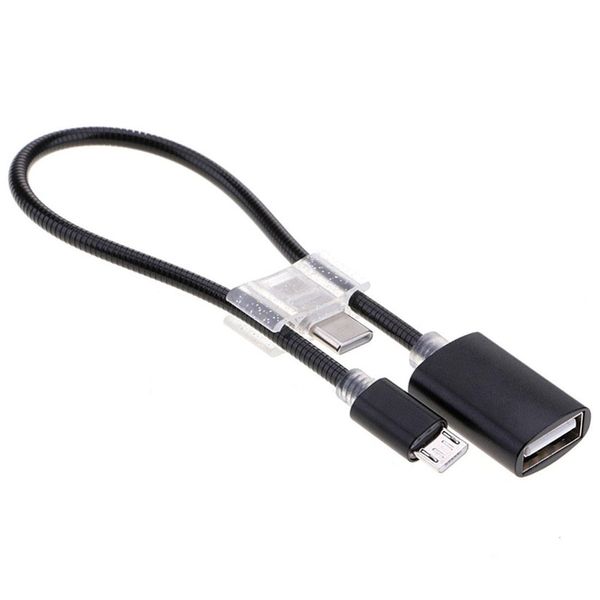 24cm 2a micro usb to usb aluminum alloy hose otg adapter data charging cable with usb-c type-c connector for galaxy huawei xiaomi htc sony
24cm 2a micro usb to usb aluminum alloy hose otg adapter data charging cable with usb-c type-c connector for galaxy huawei xiaomi htc sony