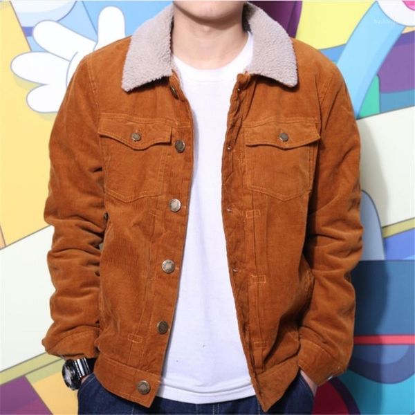 winter men coats hip hop coat corduroy jacket men winter thicken warm lamb wool fleece lining denim fashion jacket1, Black;brown
winter men coats hip hop coat corduroy jacket men winter thicken warm lamb wool fleece lining denim fashion jacket1, Black;brown