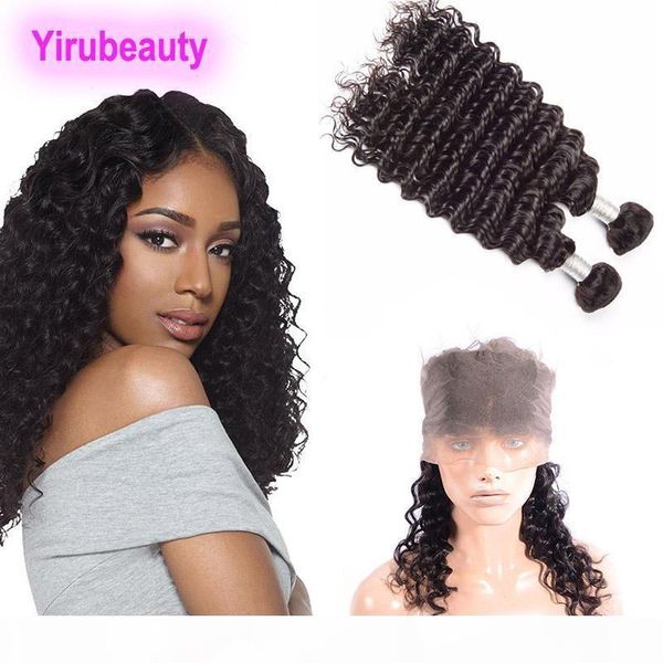 malaysian human hair 2 bundles with 360 lace frontal deep wave curly natural color virgin hair 3pieces one set, Black;brown
malaysian human hair 2 bundles with 360 lace frontal deep wave curly natural color virgin hair 3pieces one set, Black;brown
