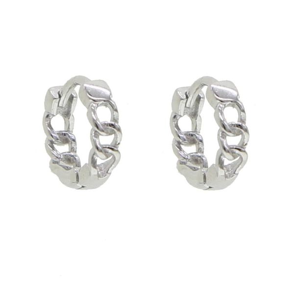hoop & huggie simple 925 sterling silver jewelry mini small hoops cuban link chain earring, Golden;silver
hoop & huggie simple 925 sterling silver jewelry mini small hoops cuban link chain earring, Golden;silver