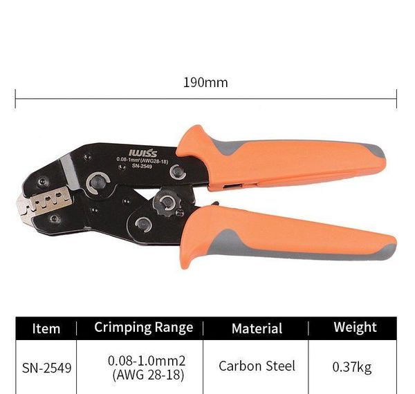 multi-tools ph 2.5 plipper d-sub plug, jst, criving 2.0, для xh, plier connector servo carmer connector awdi # sn-2549 = sn-28b + sn-01bm sq
multi-tools ph 2.5 plipper d-sub plug, jst, criving 2.0, для xh, plier connector servo carmer connector awdi # sn-2549 = sn-28b + sn-01bm sq