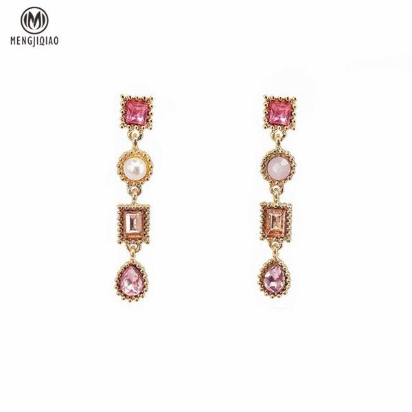 mengjiqiao vintage square drop crystal long dangle earrings statement fashion jewelry temperament asymmetry earrings 2020, Silver
mengjiqiao vintage square drop crystal long dangle earrings statement fashion jewelry temperament asymmetry earrings 2020, Silver
