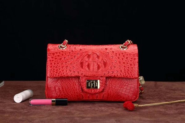 100% genuine real crocodile leather head skin women bag durable solid quality crocodile skin lady cross body shoulder bag red
100% genuine real crocodile leather head skin women bag durable solid quality crocodile skin lady cross body shoulder bag red