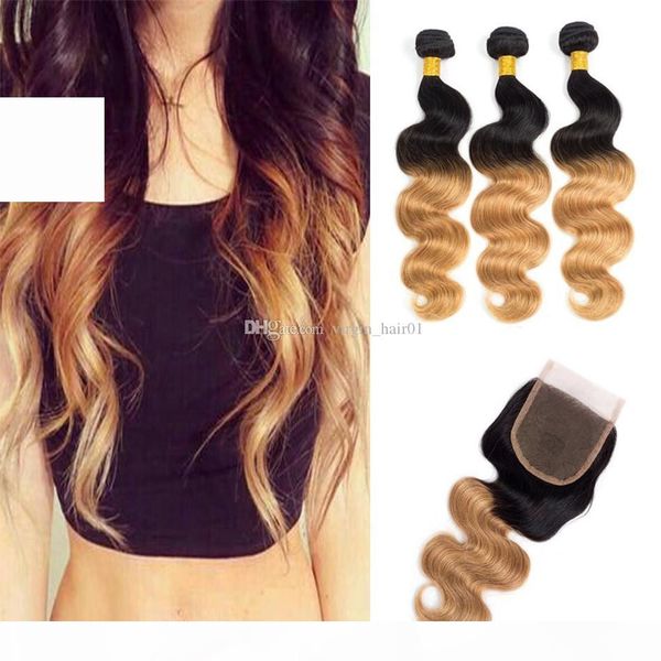#1b 27 two tone colored human hair bundles with lace closure honey blonde lace closure with hair extensions brown blonde virgin hair, Black;brown
#1b 27 two tone colored human hair bundles with lace closure honey blonde lace closure with hair extensions brown blonde virgin hair, Black;brown