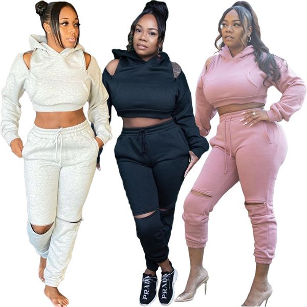 autumn casual women tracksuits fashion solid color long sleeve zip patchwork hooded sweatshirt set women designers clothes, Gray
autumn casual women tracksuits fashion solid color long sleeve zip patchwork hooded sweatshirt set women designers clothes, Gray