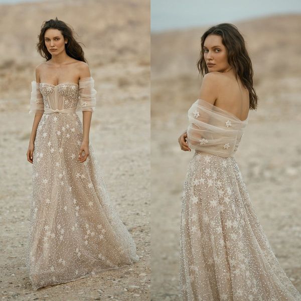 eisen stein a-line wedding dresses sweetheart appliques beading lace bridal gowns custom made lace-up back sweep train wedding dress, White
eisen stein a-line wedding dresses sweetheart appliques beading lace bridal gowns custom made lace-up back sweep train wedding dress, White
