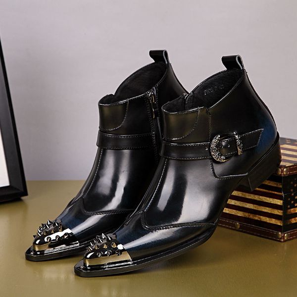 2020 men's rubber rain on ankle fashionable working shoes leather boots x6zq, Black
2020 men's rubber rain on ankle fashionable working shoes leather boots x6zq, Black
