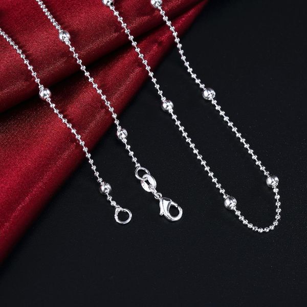 charms wedding party beads style chain silver color cute women men necklace jewelry silver fashion cute necklace wedding ln060 h sqcmct
charms wedding party beads style chain silver color cute women men necklace jewelry silver fashion cute necklace wedding ln060 h sqcmct