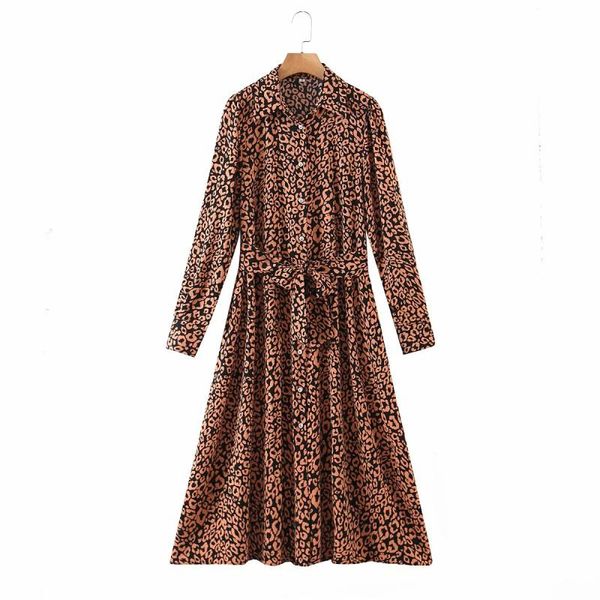 puwd vintage woman long leopard sashes chiffon dresses 2021 spring fashion ladies soft printed dress female elegant a-line dress, Black;gray
puwd vintage woman long leopard sashes chiffon dresses 2021 spring fashion ladies soft printed dress female elegant a-line dress, Black;gray