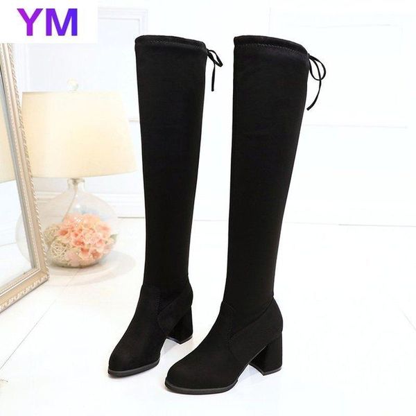 2020 new lace-up shoes women boots comfortable boots over the knee female autumn winter lady thigh high 34-39, Black
2020 new lace-up shoes women boots comfortable boots over the knee female autumn winter lady thigh high 34-39, Black