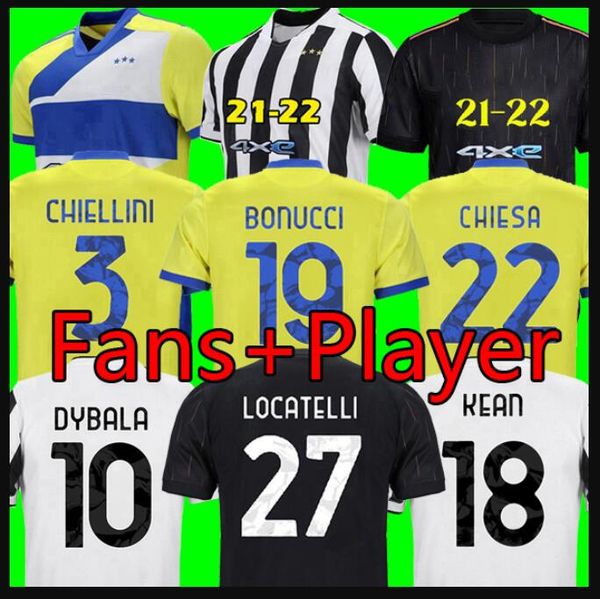21 22 soccer jersey 2021 2022 kean dybala morata chiesa mckennie locatelli football kit shirts chiellini bonucci kits men, Black;yellow
21 22 soccer jersey 2021 2022 kean dybala morata chiesa mckennie locatelli football kit shirts chiellini bonucci kits men, Black;yellow