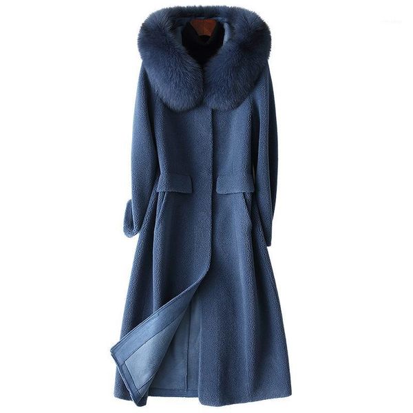 fur hooded autumn winter wool coat women clothes 2020 korean vintage sheep shearling women abrigo mujer hq19-yfg9055c1, Black
fur hooded autumn winter wool coat women clothes 2020 korean vintage sheep shearling women abrigo mujer hq19-yfg9055c1, Black