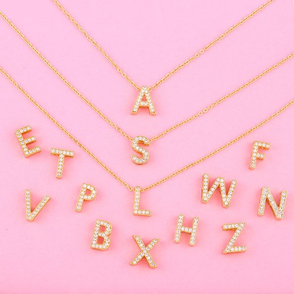 18k gold crystal english initial necklace gold chains english letter pendant women necklace women fashion jewelry will and sandy new, Silver
18k gold crystal english initial necklace gold chains english letter pendant women necklace women fashion jewelry will and sandy new, Silver