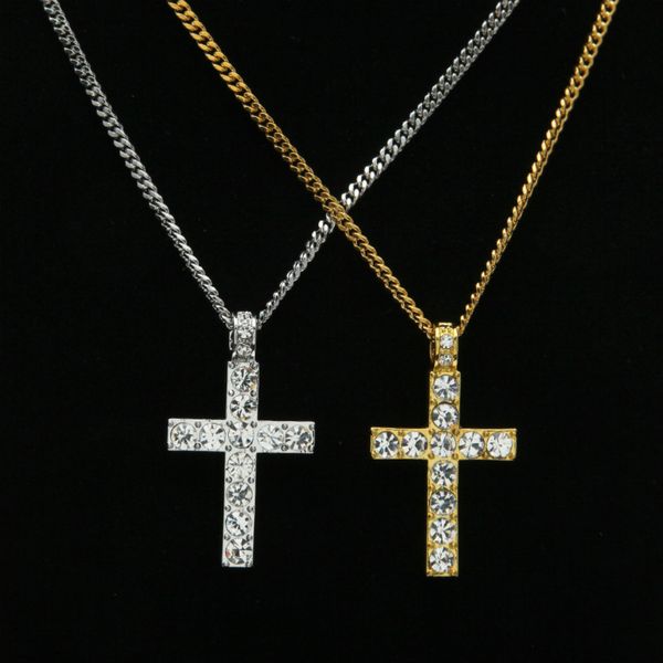 crystal cross pendant necklace gold silver color rhinestone cross necklaces hip hop men pendant fashion jewelry
crystal cross pendant necklace gold silver color rhinestone cross necklaces hip hop men pendant fashion jewelry