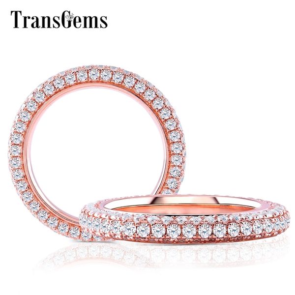 transgems 10k rose gold 1.3mm 1.4mm f colorless engagement ring full band for women gold ring fine jewelry y200620, Slivery;golden
transgems 10k rose gold 1.3mm 1.4mm f colorless engagement ring full band for women gold ring fine jewelry y200620, Slivery;golden