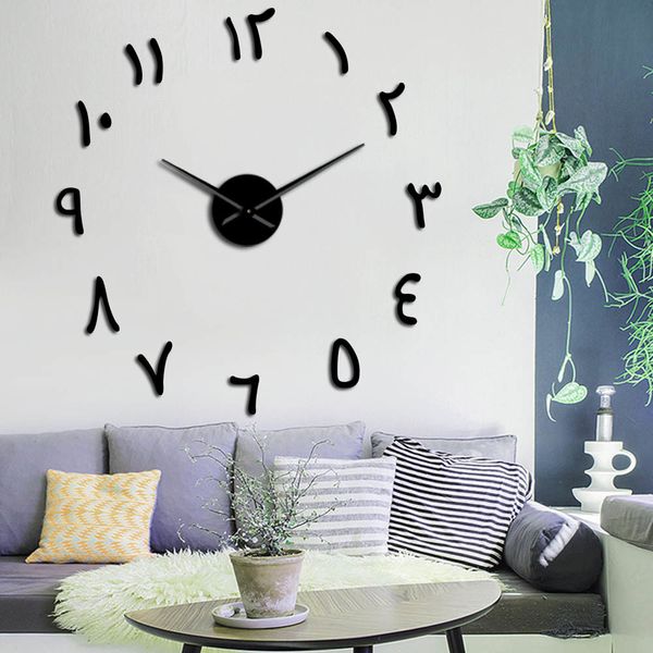 retro arabic numerals diy large wall clock arabic numbers acrylic mirror surface stickers frameless giant wall watch home decor 1008
retro arabic numerals diy large wall clock arabic numbers acrylic mirror surface stickers frameless giant wall watch home decor 1008