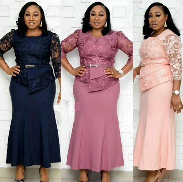 2021 african women's dress plus size lace stitching party dress o-neck polyester african clothing dresses for women 5xl, Black;gray
2021 african women's dress plus size lace stitching party dress o-neck polyester african clothing dresses for women 5xl, Black;gray
