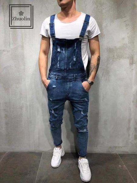 men's jeans zhuolin european and american foreign trade denim hole trousers cross-border spot station overalls, Blue
men's jeans zhuolin european and american foreign trade denim hole trousers cross-border spot station overalls, Blue
