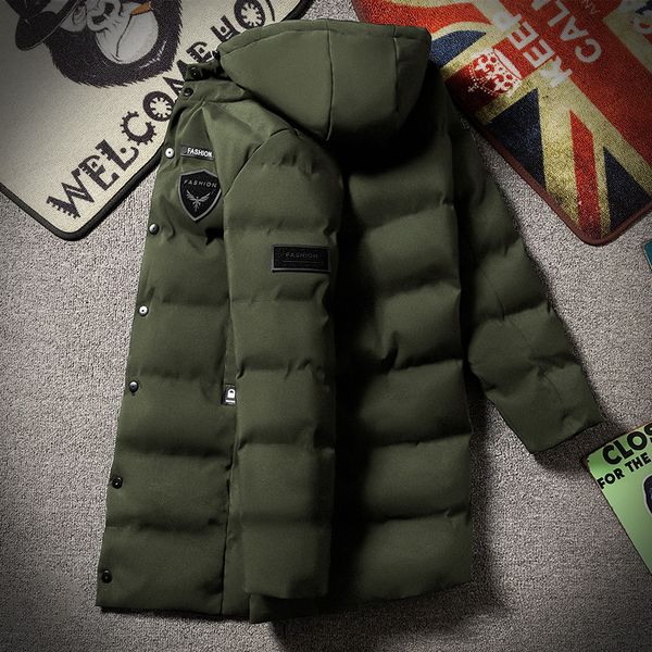 2021 new winter men thick parkas hooded patch designs heavyweight male outerwear warm jackets long cotton lining coats jmi7, Black
2021 new winter men thick parkas hooded patch designs heavyweight male outerwear warm jackets long cotton lining coats jmi7, Black