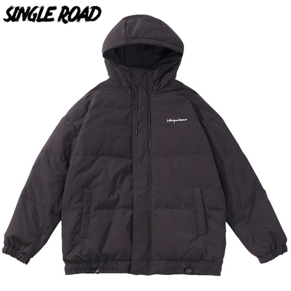 singleroad men's cotton padded jacket winter coat parka bombers solid windproof hip hop streetwear male jacket for men 201114, Black
singleroad men's cotton padded jacket winter coat parka bombers solid windproof hip hop streetwear male jacket for men 201114, Black
