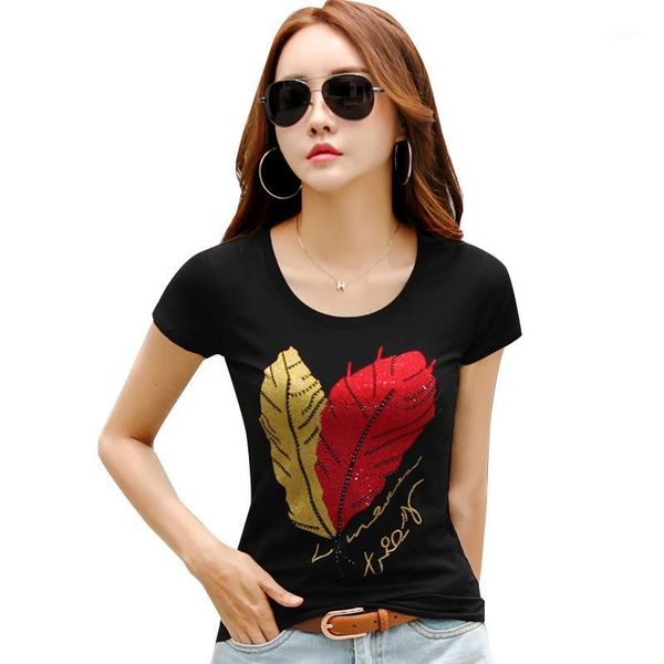 floral printed t-shirts women o-neck tee casual girls cute beading t shirts female black white cotton tees 2020 fashion1
floral printed t-shirts women o-neck tee casual girls cute beading t shirts female black white cotton tees 2020 fashion1