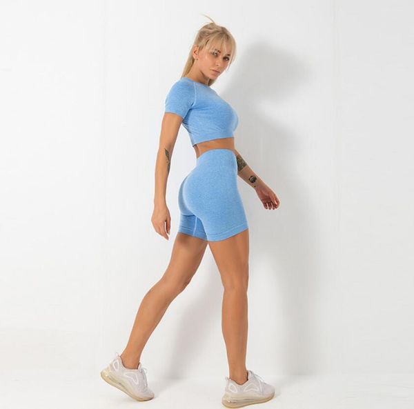 selling seamless sports yoga suit beautiful back high elastic sports shorts short sleeve quick-drying yoga clothes 01011
selling seamless sports yoga suit beautiful back high elastic sports shorts short sleeve quick-drying yoga clothes 01011
