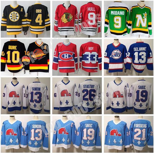 vintage hockey jersey 4 bobby orr 9 hull mike modano 33 patrick roy 10 pavel bure 13 teemu selanne 19 joe sakic peter stastny 21 forsberg, Black;red
vintage hockey jersey 4 bobby orr 9 hull mike modano 33 patrick roy 10 pavel bure 13 teemu selanne 19 joe sakic peter stastny 21 forsberg, Black;red