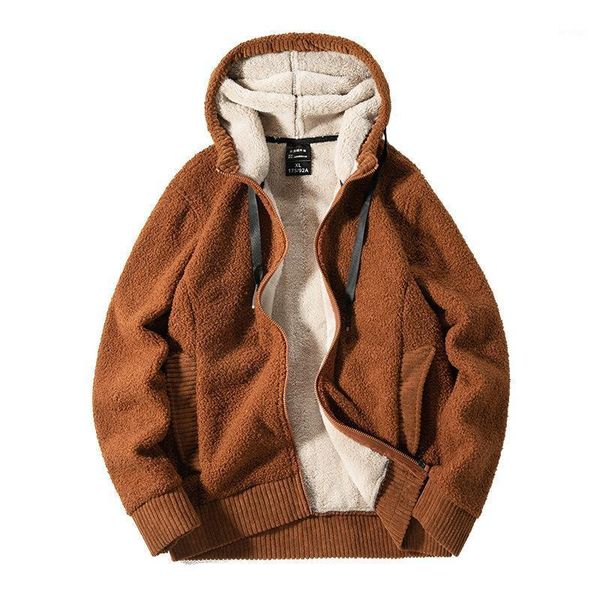 running jackets men lamb wool hooded sports sweater winter warm jacket 130kg can wear zipper keep large size 8xl1, Black;red
running jackets men lamb wool hooded sports sweater winter warm jacket 130kg can wear zipper keep large size 8xl1, Black;red