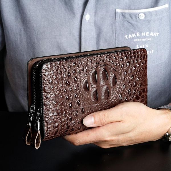 wallets men luxury wallet black leather clutch bag business double zipper crocodile pattern coin purse hombre billeteras1, Red;black
wallets men luxury wallet black leather clutch bag business double zipper crocodile pattern coin purse hombre billeteras1, Red;black