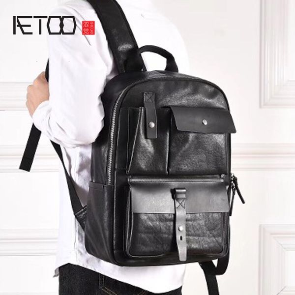 hbp aetoo new men's backpack men's bag leather simple retro large-capacity leather backpack men's portable travel
hbp aetoo new men's backpack men's bag leather simple retro large-capacity leather backpack men's portable travel