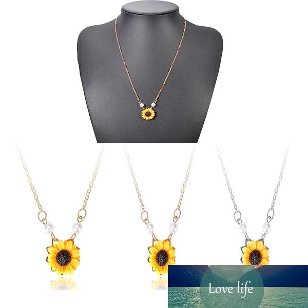 imitation pearl elegant women necklace flower pendant chain necklaces sunflowers pendant accessories jewelry, Silver
imitation pearl elegant women necklace flower pendant chain necklaces sunflowers pendant accessories jewelry, Silver