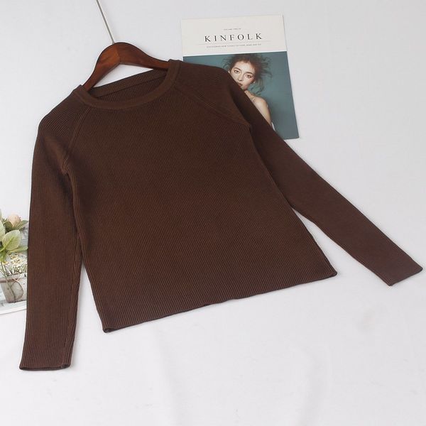 2021 new basic thick knitted autumn winter warm pullover sweater soft long sleeves female jumper fp20, White;black
2021 new basic thick knitted autumn winter warm pullover sweater soft long sleeves female jumper fp20, White;black