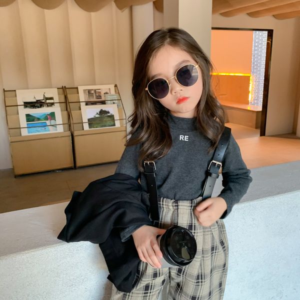 2020 autumn new children clothing girls printed letter half-collar base long sleeve shirts toddler kids cotton bottoming y0121, Blue
2020 autumn new children clothing girls printed letter half-collar base long sleeve shirts toddler kids cotton bottoming y0121, Blue