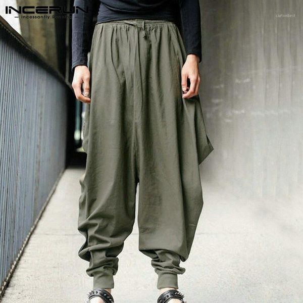 men harem cotton pants wide leg cross-pants baggy casual loose boho trousers crotch1 men's, Black
men harem cotton pants wide leg cross-pants baggy casual loose boho trousers crotch1 men's, Black