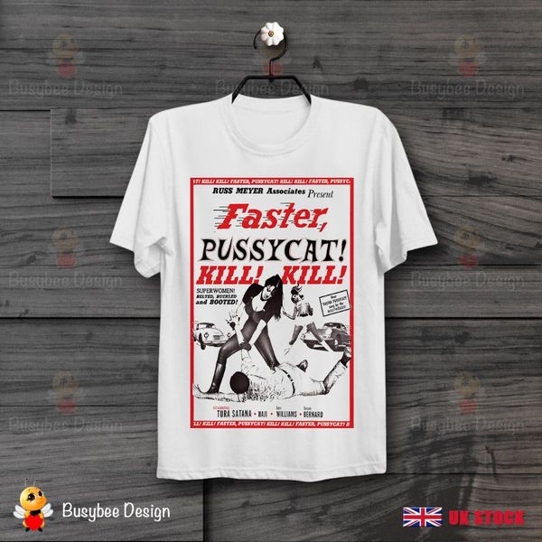 fashion faster pussycat kill kill meyer movie poster cult retro short sleeve sport hooded sweatshirt hoodie t shirt