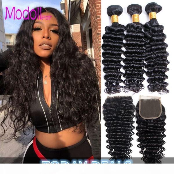 malasian deep wave virgin hair bundles with closure remy human hair 3 4 bundles with lace closure malasian unprocessed hair weave bundles, Black;brown
malasian deep wave virgin hair bundles with closure remy human hair 3 4 bundles with lace closure malasian unprocessed hair weave bundles, Black;brown