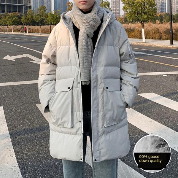 winter down jacket men's warm fashion casual hooded long coat parka men streetwear korean loose oversize coat mens overcoat, Black
winter down jacket men's warm fashion casual hooded long coat parka men streetwear korean loose oversize coat mens overcoat, Black