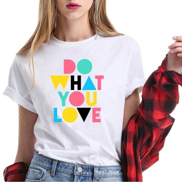 funny geometric letters do what you love printed tshirt women vogue white short sleeve t shirt female summer streetwear
funny geometric letters do what you love printed tshirt women vogue white short sleeve t shirt female summer streetwear