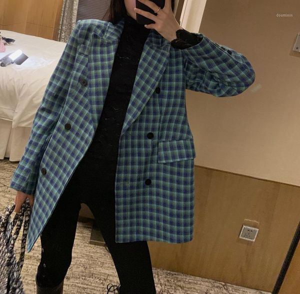 french british casual coat 2020 wool blend double-breasted waist all-match plaid coat1, Black;brown
french british casual coat 2020 wool blend double-breasted waist all-match plaid coat1, Black;brown