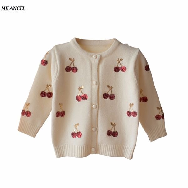 milancel cherry knitted baby girls sweaters kids spring sweater children cardigan girls sequined outerwear clothes 201201, Blue
milancel cherry knitted baby girls sweaters kids spring sweater children cardigan girls sequined outerwear clothes 201201, Blue