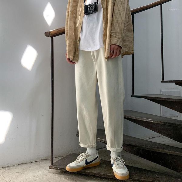autumn korean style straight jeans men's fashion solid color casual retro jeans men streetwear loose hip-hop denim trousers mens1, Blue
autumn korean style straight jeans men's fashion solid color casual retro jeans men streetwear loose hip-hop denim trousers mens1, Blue