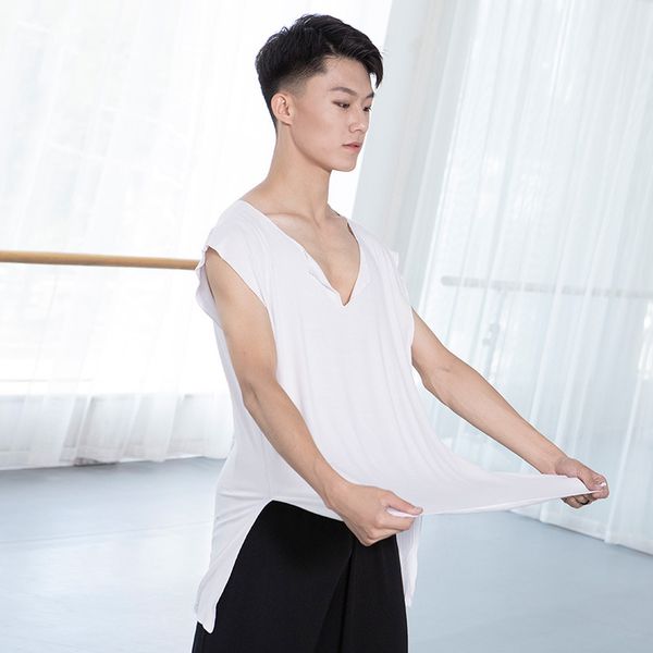 v-neck latino dance shirt for men male practice latin ballroom dance costume tap dance wear modern clothes jl1465, Black;red
v-neck latino dance shirt for men male practice latin ballroom dance costume tap dance wear modern clothes jl1465, Black;red
