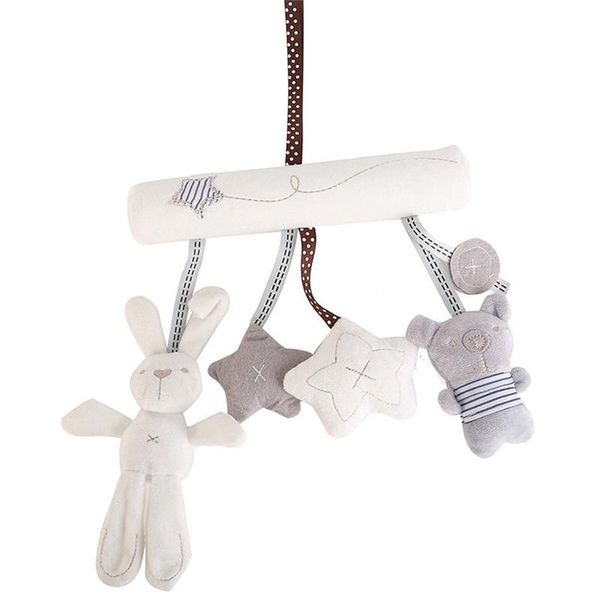 newborn baby rattle toys animals bed bell and stroller hang boutique car hanging