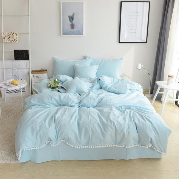 100% cotton white ball korean style bedding set 4/3pcs king twin size kids girls cute bedsheet set duvet cover pillowcase
100% cotton white ball korean style bedding set 4/3pcs king twin size kids girls cute bedsheet set duvet cover pillowcase