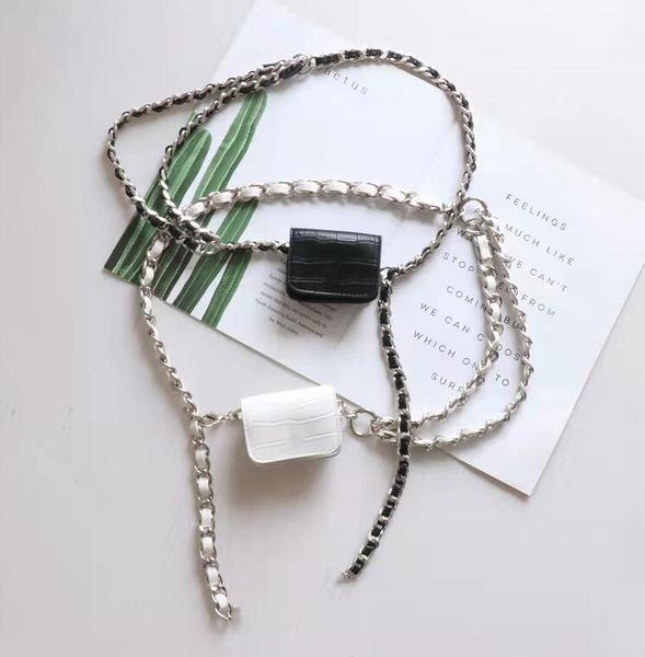 fashion lady adjustable chain waist bag leather messenger mini shoulder card bag and wallet integrated handbag
fashion lady adjustable chain waist bag leather messenger mini shoulder card bag and wallet integrated handbag