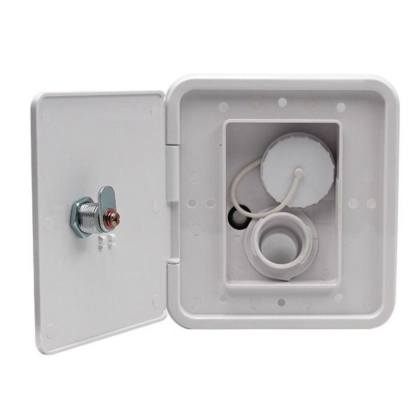 city water inlet integrated fill dish hatch lock for rv trailer camper car back of tower connector
city water inlet integrated fill dish hatch lock for rv trailer camper car back of tower connector