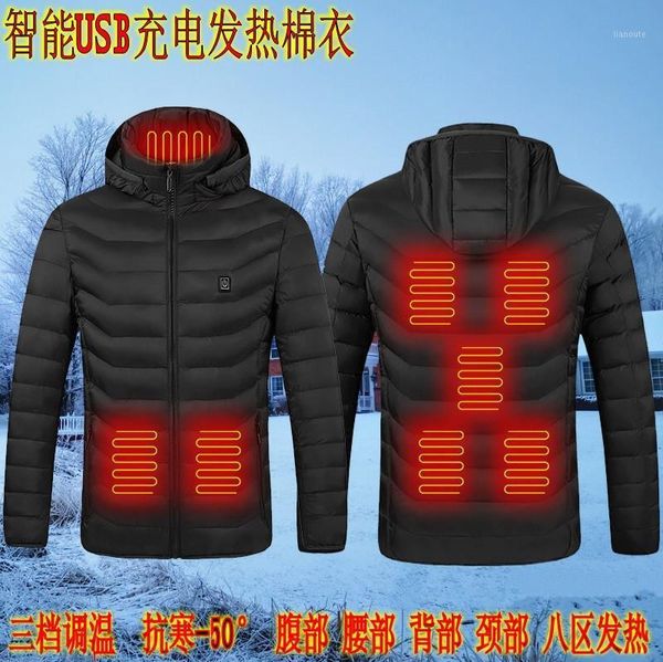 2020 usb charging heating cotton clothing men and women smart constant temperature winter warming jacket graphene heating cotton1, Black
2020 usb charging heating cotton clothing men and women smart constant temperature winter warming jacket graphene heating cotton1, Black