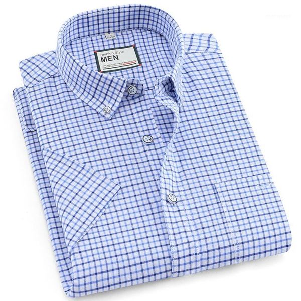 men's casual shirts mens 100% cotton plaid shirt fashion man short sleeve oxford brand dress summer1, White;black
men's casual shirts mens 100% cotton plaid shirt fashion man short sleeve oxford brand dress summer1, White;black