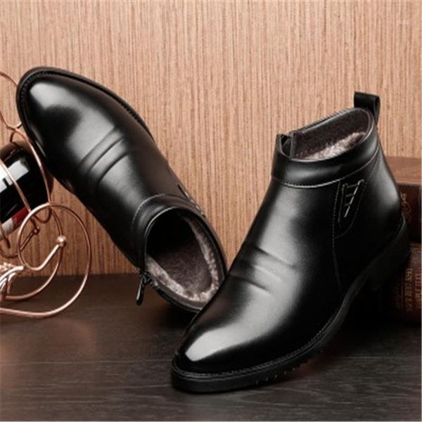 boots 2021 autumn winter ankle warm non-slip men snow side zipper shoes fashion plush sizes 38-481, Black
boots 2021 autumn winter ankle warm non-slip men snow side zipper shoes fashion plush sizes 38-481, Black